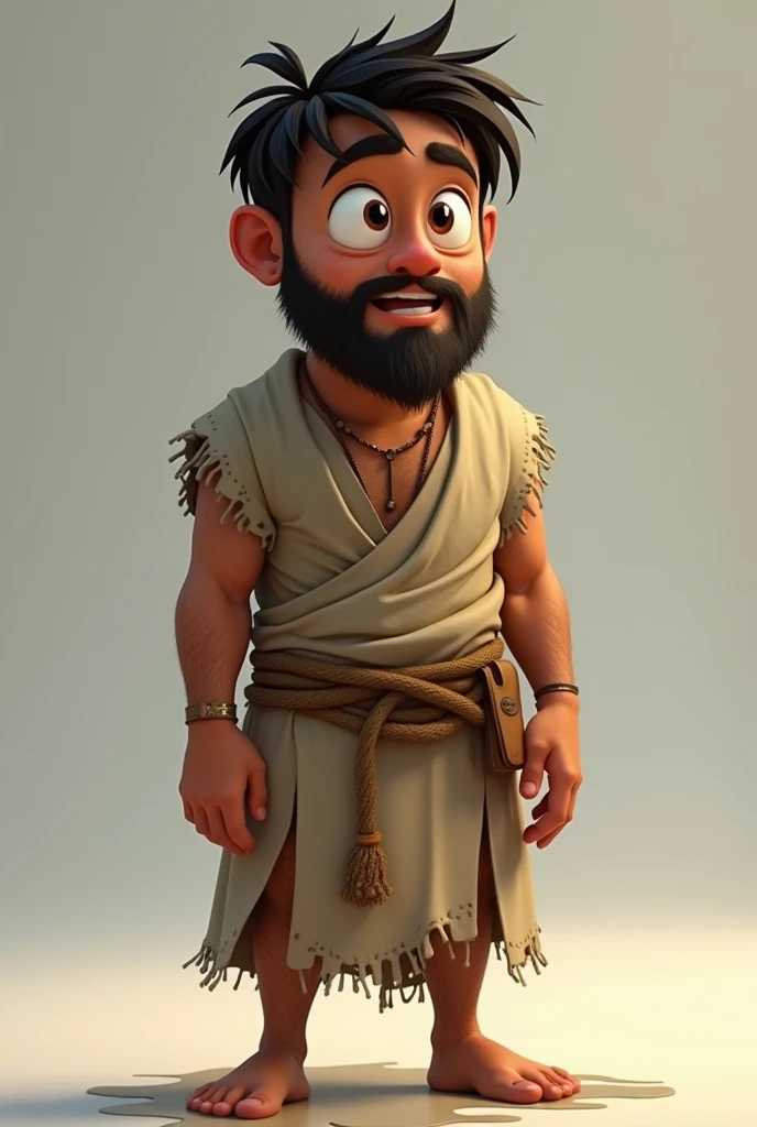 A 35-year-old man who was the leader of Taiwan’s aboriginal tribe 1,000 years ago,He is an excellent sculptor and has dark skin.,rough skin,Calm personality and full of wisdom,