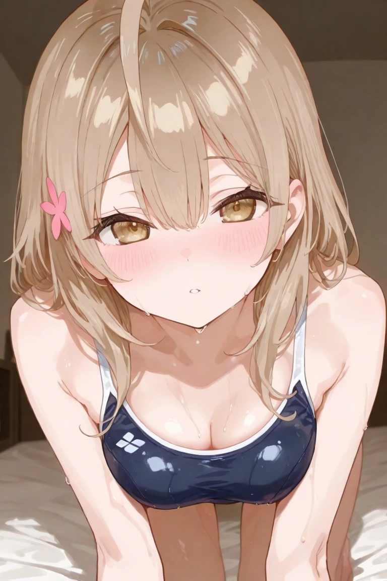 ((Highest quality、、masterpiece:1.3)), Upper Body、Long legs、Sharp focus:1.2, Beautiful woman with perfect figure:1.4、(Smiling:1.2), double eyelid、30-year-old female、Sexy pose、((((Close your mouth、One Woman、bikini)))),(((((one women,poolside:1.5)))))