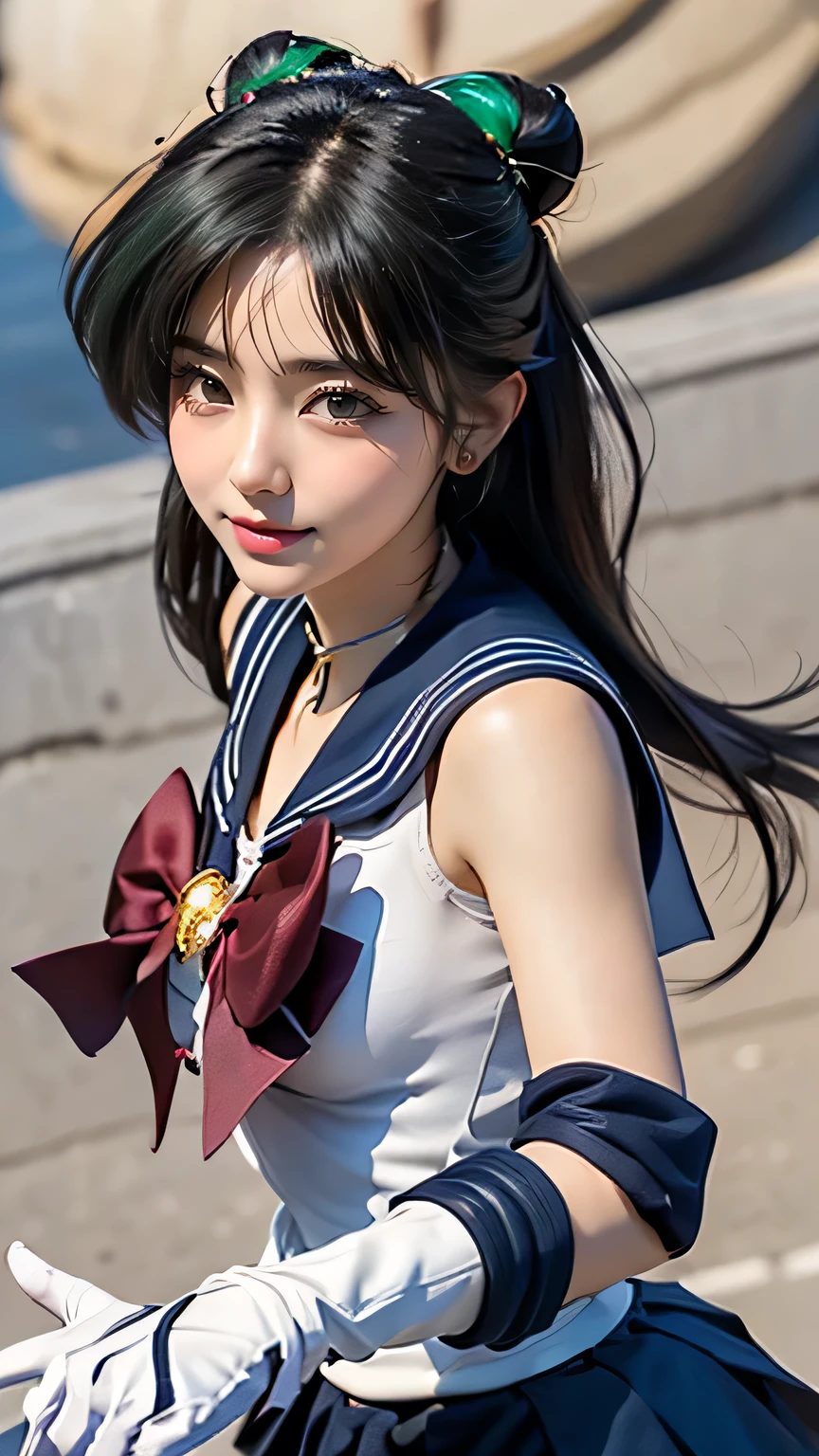 ((( 最高品質 ))), (( 傑作)), ( 詳細), ((夜の街)), (((((((((( sailor pluto,single hair bun,tiara,sailor senshi uniform,skirt,gloves, SetsunaMeiou,Pluto_sailor_senshi_uniform,ロングヘアー,長い髪:1.3)))))))))), ((( 細身の体, 巨乳 , 巨乳,胸元, Cleevidge, 大きいお尻,ワイドアス,太い太腿, ))), (( ラクダのつま先)),(( グローイングスキン, 白い肌, グローイングスキン)), 謎めいた光, ((( よく準備された顔,悲しい顔,屈辱,怒った顔 ,恍惚とした表情,快感 ))), (( 大きな目)), (((((( だるい目 )))))), (( ランダムアングル )), 完璧なメイク , アイシャドウ , ピンクチーク, イヤリング, 1人用のネックレス,((((ランダムなグラビアポーズ,ダイナミックなポーズ,エロポーズ,激しい動き))))