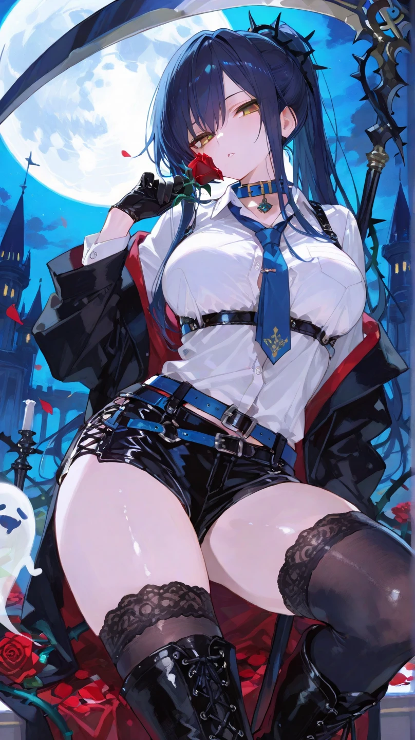 Nuns、Panties in full view、Light blue stripes々Panties、Big Breasts、beautiful girl、Praying、