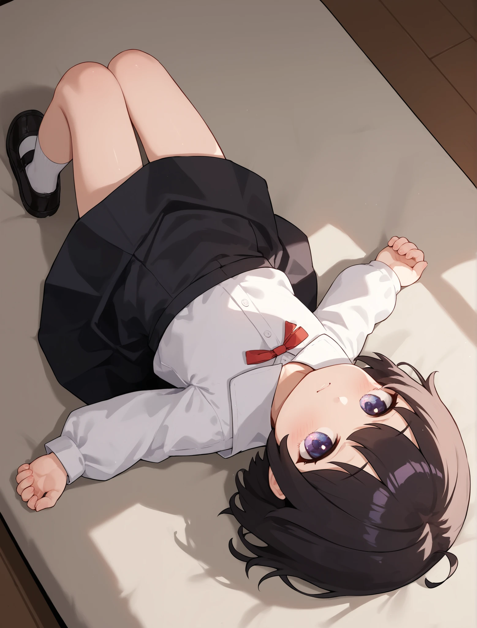 (8K, 最high quality, Tabletop:1.2)、Ultra-high resolution、(((Girl)))、cute, Soft Hair, Cute Bangs,Soft and fluffy, Adorable, masterpiece、Best image quality、最high quality、 (cryin) ,Most detailed, high quality、(missionary, 1boy, penis, lying, vaginale, ass pov, spread legs, sex, nsfw)、nose blush、steam、Oblique angle、Shiny Hair、Very fine and beautiful bright eyes、be scared、Very detailed, clear and beautiful face, Awards, Anatomically correct、((Scared))