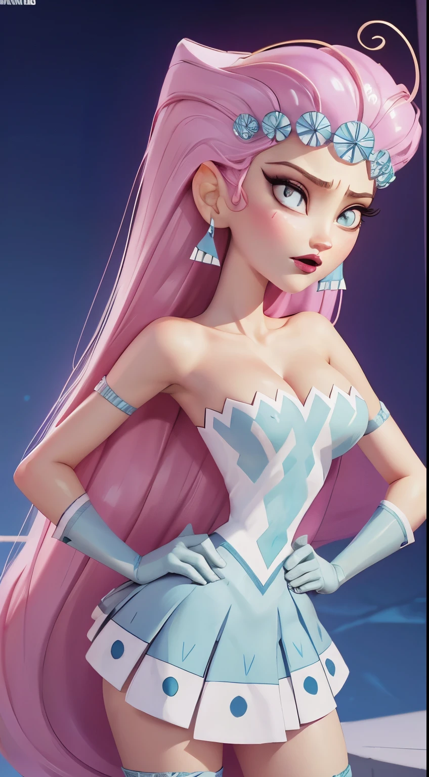 Princess mandie is very hot. busty. cutout. production