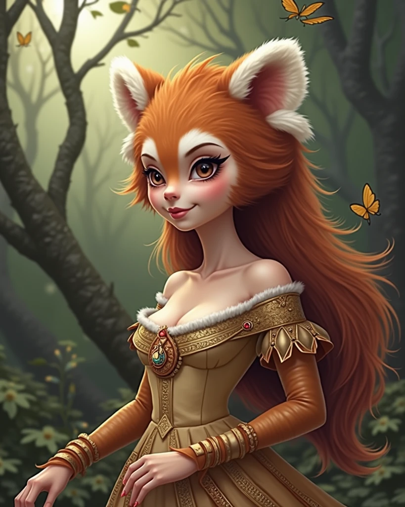 Beautiful kitsune women. busty, leggy, lean, lithe. ultra-hourglass-bodytype. Corseted waist. trumpet-skirt. Official Art, Award Winning Digital Painting, Digital Illustration, Extreme Detail, 4k, Ultra Hd, Rococo, Polished, Intricate, Realistic Fantasy Art, Sharp Focus, Concept Art, Art By Wlop, Artgerm, (2d Vector Illustration)