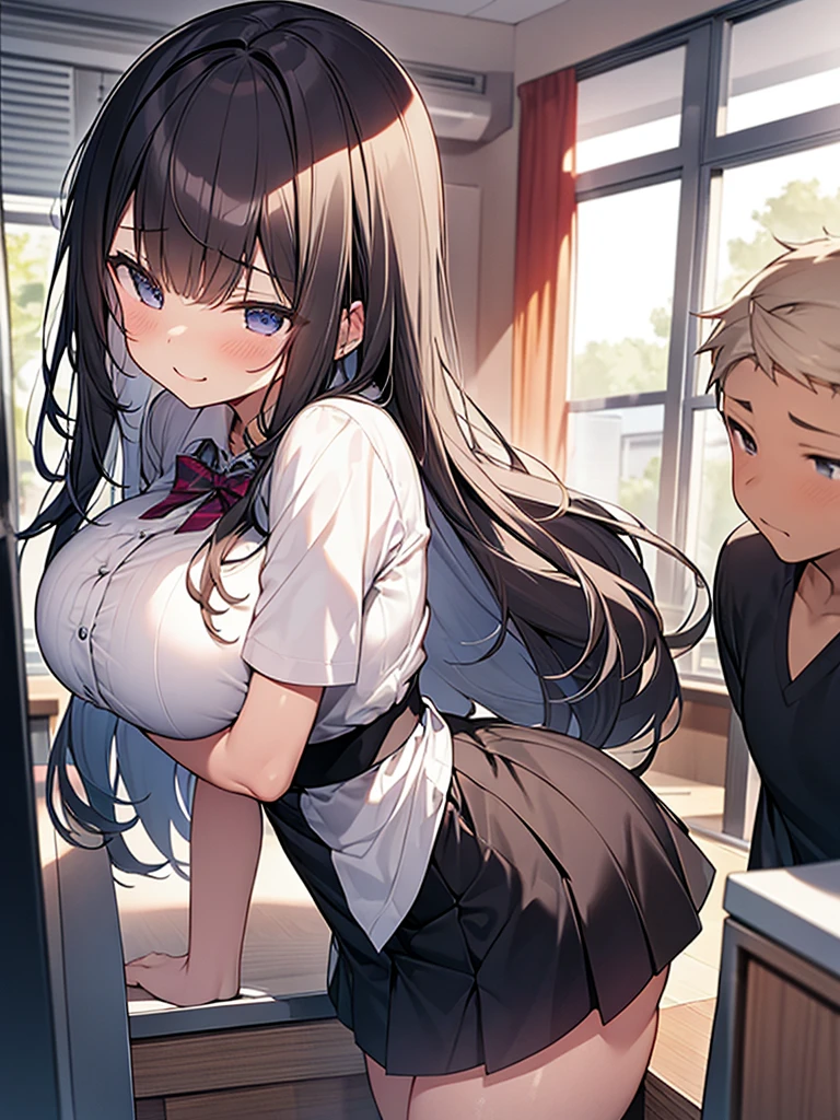 {{{{{High-resolution photo of the cutest neat school girl}}}}},{{{{{A high-resolution scene of the cutest neat girl}}}},{{{{{A super cute masterpiece made with the latest ultra-high resolution UHD technology that clearly captures the cutest texture and roundness of her breasts.}}}}},{{Extremely detailed}},{{{{{shiny gloss Wigs arranged in a pretty, girlish hairstyle}}}}},{{{{{Wealthy and neat girl transformed into a servant maid, and the master-servant relationship is reversed}}}}}, {{{{{When an aphrodisiac is injected into an innocent young lady, she suddenly goes into heat, her body tingles with pleasure she is not yet aware of, she grows up and is injected with even more intense female hormones, she finally awakens sexually and gets down on her knees}}}}},{{{{{The cutest neat girl is Turning into a fluffy marshmallow white top bust, her waist and underbust stretch out rapidly, drawing a curve.}}}}