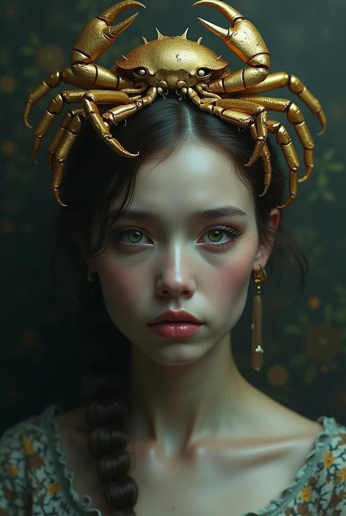 (extremadamente detallado, obra maestra, La mejor calidad), Estilo oscuro, intense illumination, rostro con arrugas, lengua larga, tentacle, deforme, monstruoso, un anciano con Colmillos finos, amenazante. Rococo composition. Luz de caravaggio