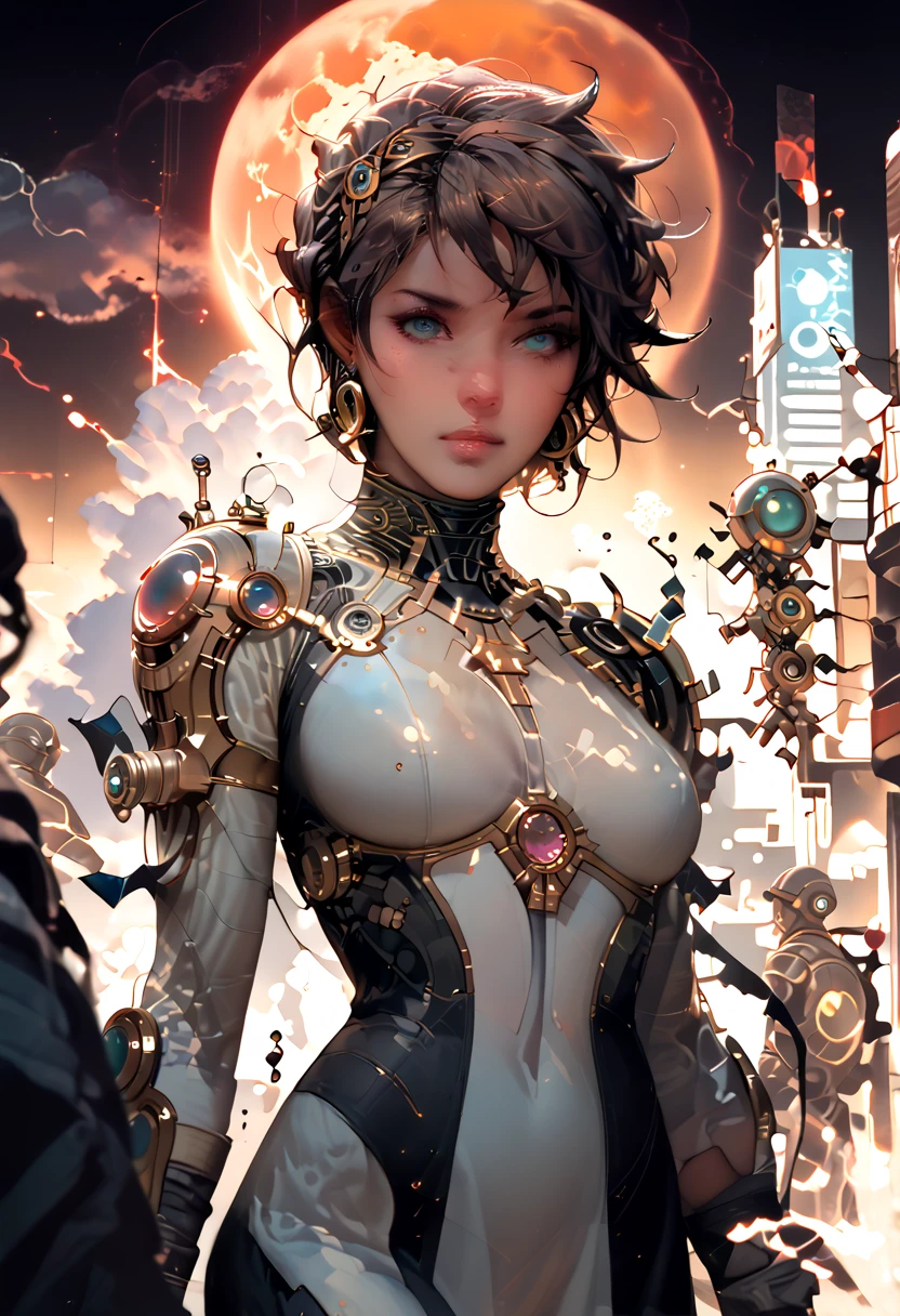 (( angle of 180 ºSpace Warrior , in a fighting position ultra realistic image 1.5 HD. Original and Dynamic Texture classic science fiction movies 1.4 ) (details in the more focused eyes 1.3 luz leve , details in the hands and arms worked 1.5 in its movements , Cinematic concept , Ambient lighting Sun and `Planets in the background also full))