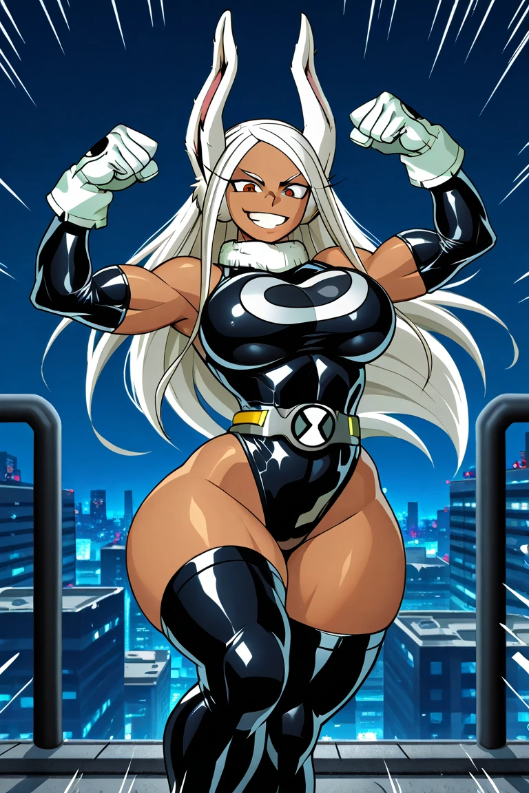 chicas lindas,ojos rojos redondos, cabello blanco、esta de espaldas,orejas de conejo,trasero grande,sexy、sonriendo,Peinado liso medio a largo、(tetas grandes,lleva una lenceria azul,En una casa de alquiler,esta de espaldas,Noche,estaba lloviendo afuera,Upper body is wet..,cuerpo entero,lleva unos leggins rojos,lleva un sujetador en la mano
