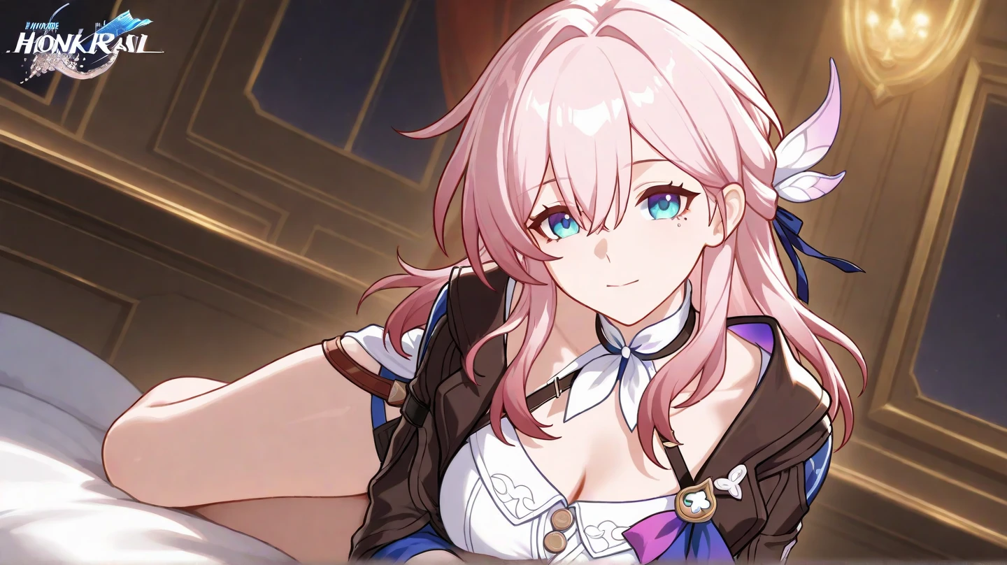 March 7th, Honkai Star Rail, girl, cleavage, Dress