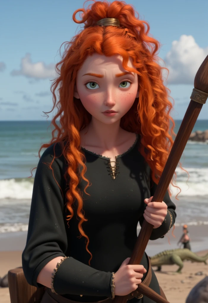 Merida showing her big