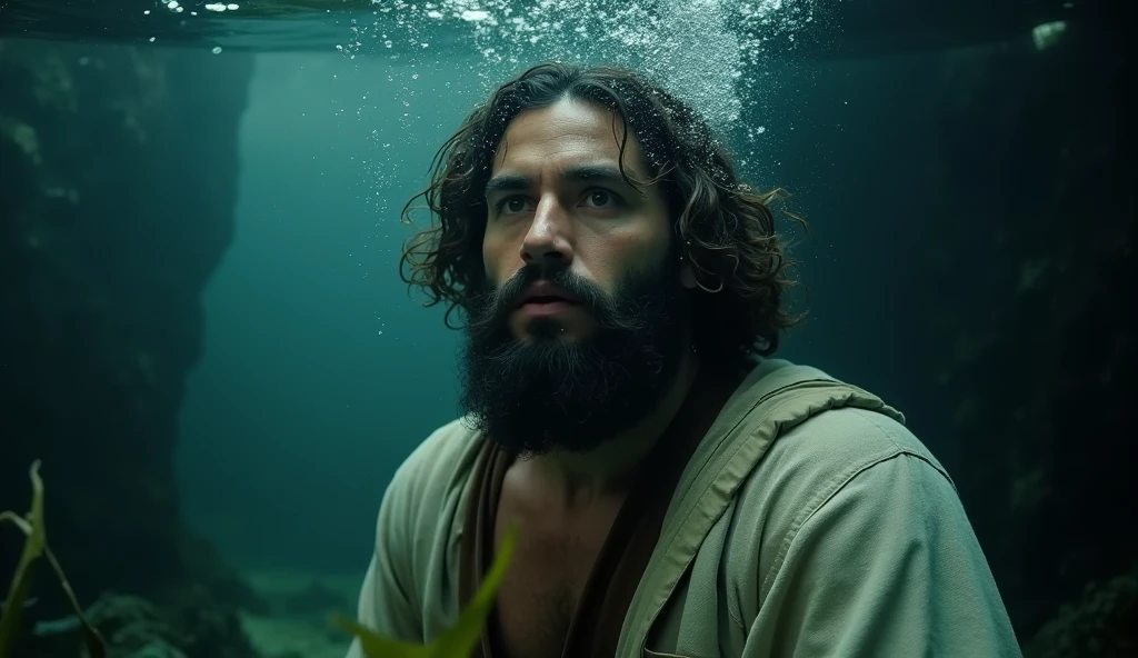Jesus in the water