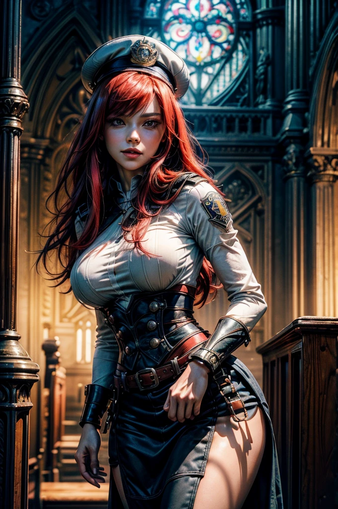 A girl, sexypose, Nudie, The character rias gremory, fragile,rias, Beautiful figure,mini skirt, red hair,blue Eyes,unbottoned shirt shirt, sexy,big breasts, Realistic, Very detailed, handsome body, Detailed body, Detailed hands, Detailed, Vibrants, Detailed Face,rias' character design. Very detailed, Detailed body, Detailed hands, Detailed Face, anime art, extremely detailed CG unity 8k wallpaper, detailed light, Cinematic lighting, chromatic aberration, glittering, expressionless, epic composition, dark in the background, Cherecter Desing, Very detailed, Detailed body, Vibrants, Detailed Face, sharp-focus, anime art, Vibrants, Detailed Face, Hugh Details, sharp-focus,beautful face, A detailed eye, super fine illustration, better shadow, finely detail, Beautiful detailed glow, Beautiful detailed, Extremely detailed, expressionless, epic composition, Presented at artstation, Octane Render, artstation hd, Cinematic, 4 thousand., hypermaximalist, elegant