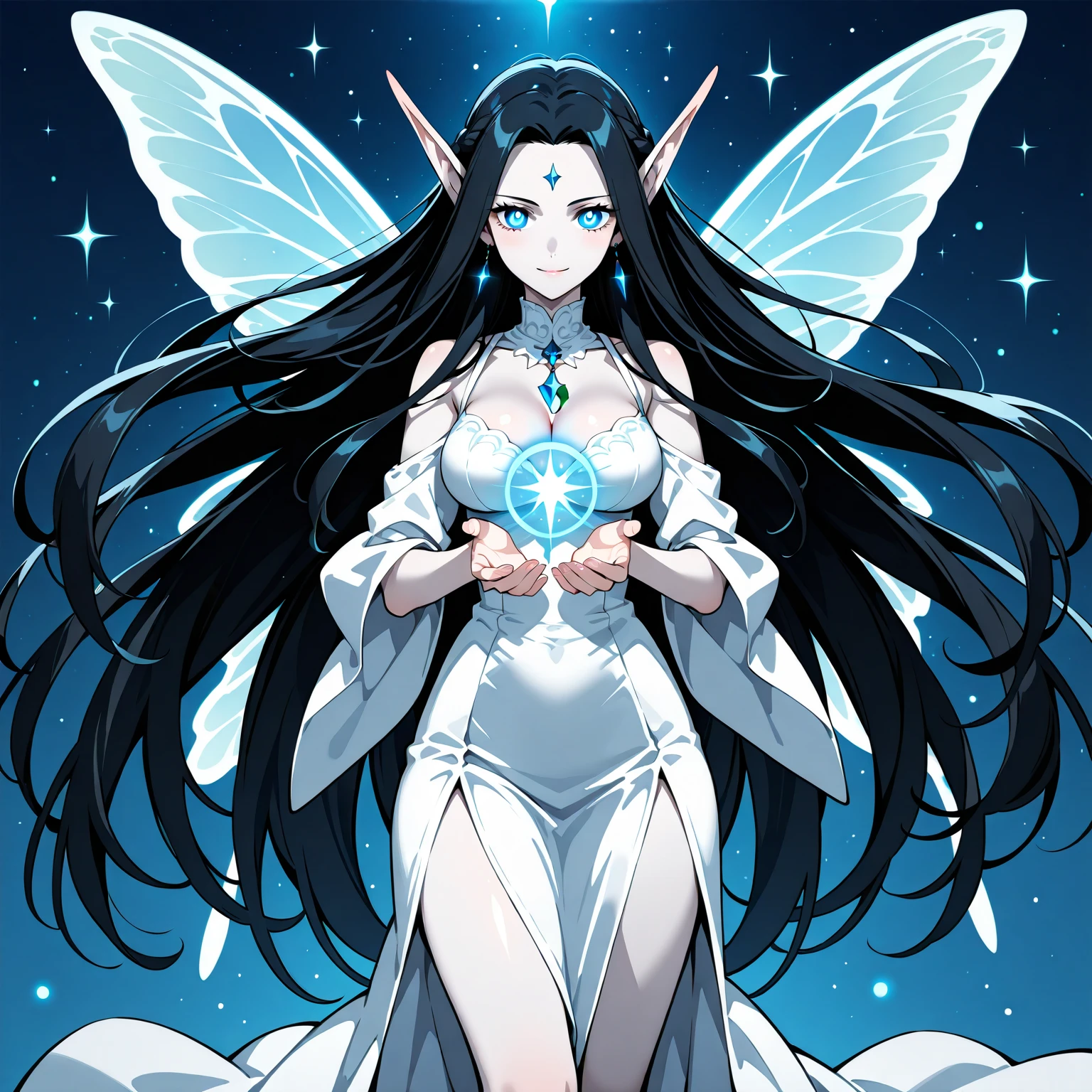 ((shylily)),(masterpiece:1.2),(best quality:1.2),(best quality,4k,8k,highres,masterpiece:1.2),1fairy,beautiful detailed face,glowing ethereal wings,sparkling magical wand,shimmering dress,enchanted forest background,dreamy lighting,soft golden glow,floating flowers,serene atmosphere,whimsical elements,colorful palette,depth of field