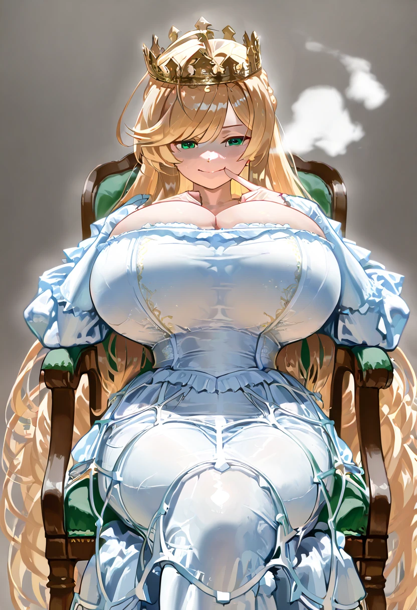 anime. 1 Girl. pretty girl. Princess. blonde. Long Hair. Wavy Hair. Green Eyes. Beautiful Eyes. Perfect Eyes. Expressive eyes. Blind eyes. Blind. The Ideal Face. 16 years. Sitting chest.((Huge breasts)). Ideal Anatomy. Beautiful long legs. Luxurious white dress. White Stockings. High heel shoes. White cane. crown. Pearl Necklace. Neat earrings. White gloves. Standing tall in the cold. she is standing on the street. Standing in the palace gardens. Beautiful character design. Shiny skin. whole body. Official Art. Highly detailed CG Unity 8k wallpaper. Ideal lighting. 超High resolution4K. Ultra high definition 8K. High resolution.Panty flashing