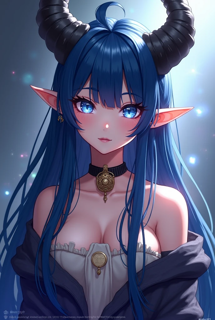 nime girl draenei in front of a window, painted in anime painter studio, realistic cute girl painting, beautiful anime portrait, anime. soft lighting, detailed painting 4 k, anime realism style, realistic anime artstyle, realistic anime art style, made with anime painter studio, portrait anime girl, wallpaper 4k 8k high-resolution upper-body 1girl solo monster-girl purple-gown long-sleeves torn-clothes horns blue-skin glowing-eyes blue-eyes absurdres highly-detailed best-quality masterpiece amazing-shading cinematic-lighting detailed-illustration