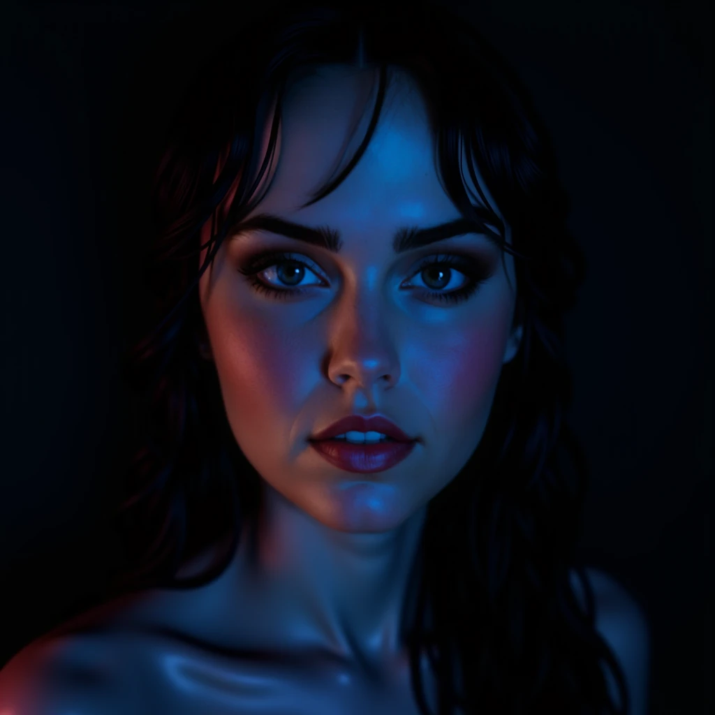 score_9, score_8_up, score_7_up, score_6_up, (rating: safe:1.5), 1girl, solo, (black_hair:1.5), wavy_hair, blue_eyes, looking_at_viewer, curly_hair, sitting, seiza, lips, sheet, (night:1.3), cxqz8r, bed, (skinny:1.3), (pale_skin:1.2), (open_mouth:1.3), parted_lips, (oral_invitation:1.2), (fangs:1.4), (furious:1.4), (angry:1.5), (holding:1.2), (holding_sheet:1.3), (hair_censor:1.5), (hair_over_breasts:1.4), (hair_over_one_breast:1.5), (very_long_hair:1.5), (nude_cover:1.3), (under_covers:1.4)
