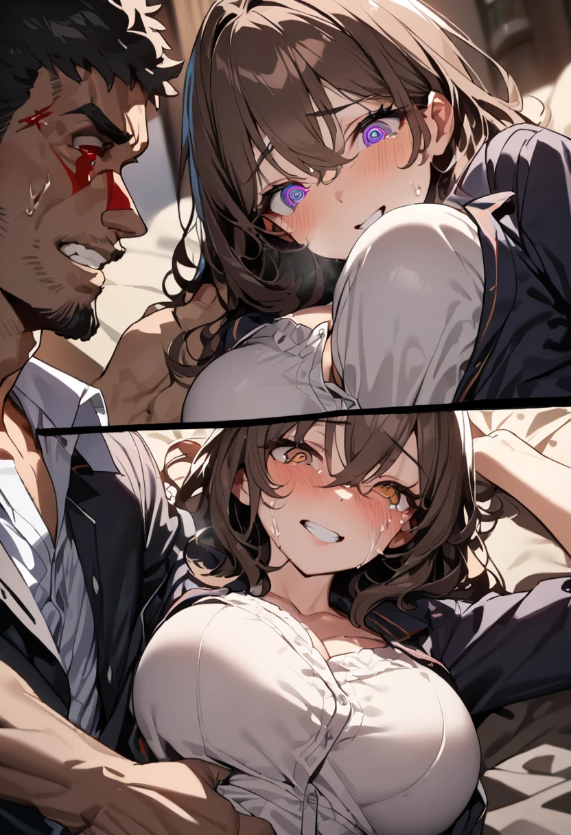 8k perfect anatomy sleeping short hair cute black hair small breasts hospital bed sleeping legs wide open naked 1.man on bottom man on right man on left insertion cum in mouth cum on chest  bukkake sex raped handjob