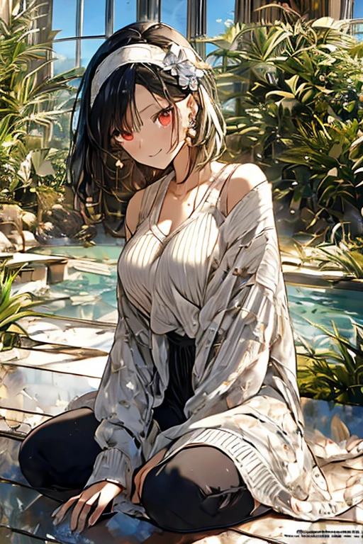 (from below:1.2),(8k, Best Quality, Masterpiece:1.2), (Realistic, Photorealistic:1.37), Ultra Detail, 1 Girl,Cute,Solo,Beautiful Detailed Sky,in the park,Date,(Blush),(Smile:1.15),(Closed Mouth)Small Breasts,white dress shirt, naked shirt,cleavage ,open shirts,large shirts,no panties,bottomless,Beautiful Detailed Eyes,(Long Hair: 1.2),Floating Hair NovaFrogStyle, full Body, Tank Top,smiling, bare shoulders,(crop top navel,:0.5), leggings,(beautifull detailed face), (perky chest:1.2), (pointed chest:1.1), have a cute grass of cute beergrass,black hair, red eyes, dress, bare shoulders, jewelry, collarbone, sidelocks, hairband, earrings, indoors, off shoulder, :o, sweater, arms behind back, plant, short hair with long locks, white hairband, off-shoulder dress, sweater dress, off-shoulder sweater, red sweater, big side hair, very long side hair,is rendered in (masterpiece: 1.2, best quality), (bra magazine cover:1.3),(with sparkling eyes and a contagious smile),her thin pubic hair:1.2, looking at viewer ,cameltoe:1.0,puffy nipples:1.0,covered nipples:1.0
