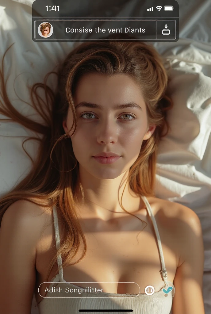 1girl in, age19, Solo, Aesthetic artwork, irish, wavy ginger hair, shoulder length hair, gray eyes, light grey eyes, pale skin, A-cup, small breasts, runners body, (textured skin, skin pores:1.1), goosebumps, taking closeup selfie laying down in bed wearing wet white bra, see-through bra, ((nipples poking through)), nipples visible through t-shirt, seductive, sexy photo, not wearing any pants, wearing white thong, long legs, small nipples, (extremely detailed 8k wallpaper), soft lighting, high quality, film grain, Fujifilm XT3 sharp focus, f 5.6, 50mm, High Detail, Sharp focus,(natural light), crazy details, complex details, hyperdetailed