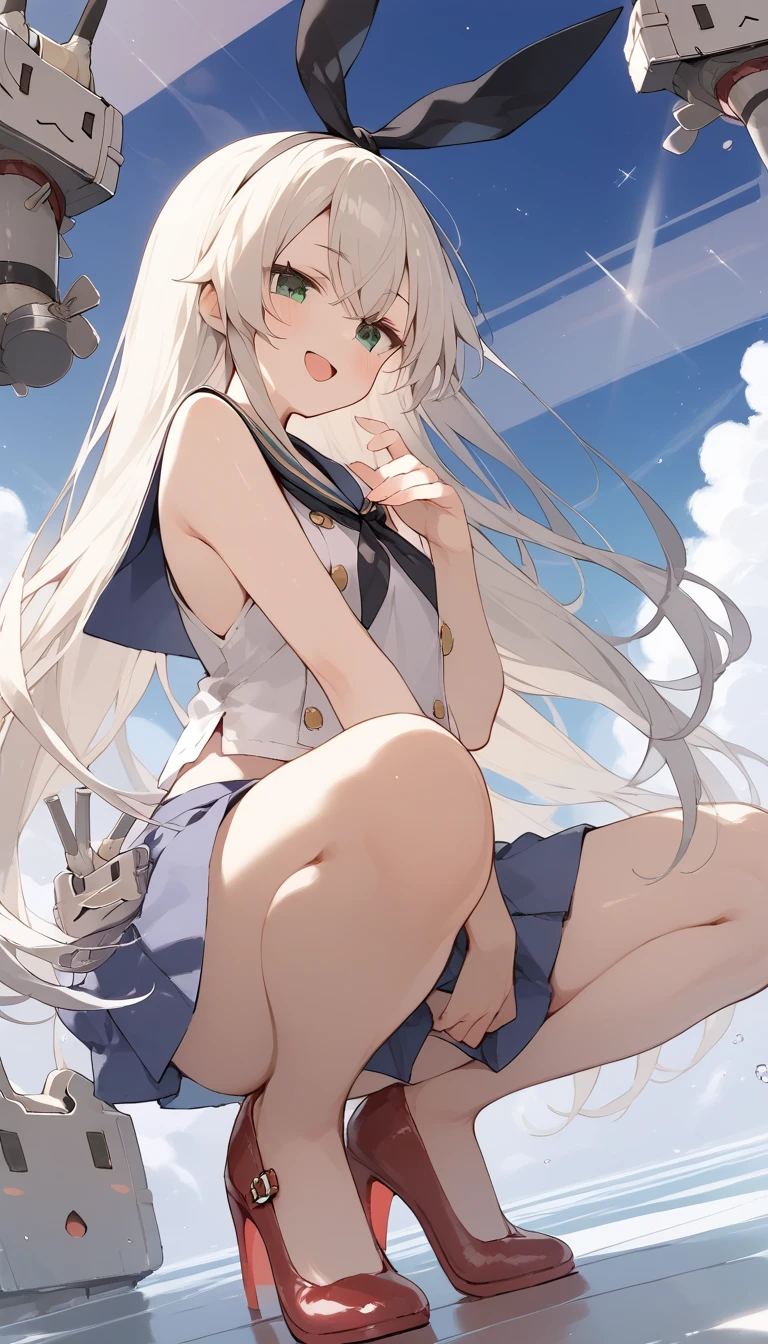nsfw, (wearing nothing: 1.5), large breasts., 1 girl,  empty eyes ,snow mountain, a girl, airplane, ice texture, trading card, furious, crying, absurdly long hair, silver hair, odd eyes, aqua eyes, silver eyes, , beautiful breasts, hair ribbon, ager, japanese idol, african, at funeral, fair skin, nipple , wet