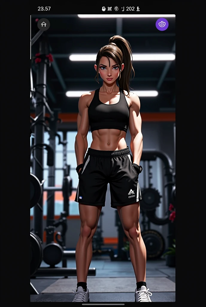 wooman fitness in gym::5 galactic::1 fire::1 satellite imagery::1 yoji shinkawa::1 neon red color::1 cotton::1 --v 4 --quality 2 --stylize 1000  -upscale --auto --s2