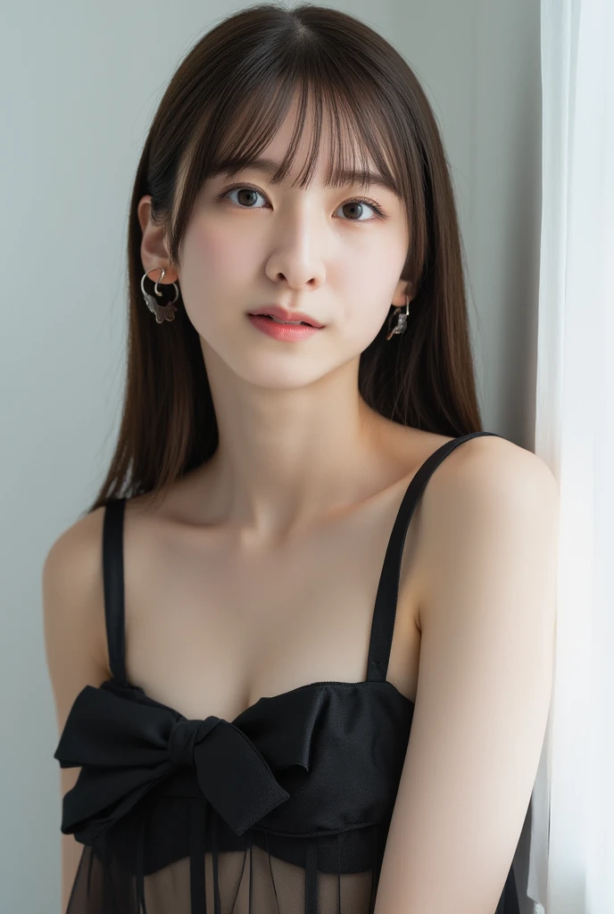 top quality,Ultra-clear resolution, beauty, Hidden Face, (beauty indian girl), beauty:1.3, Lean abdominal muscles: 1.1, ((Brown hair long bangs)). Strapless Mini Dress_sit down. Straighten your arms. straighten both armpits. Elevated. Shows the texture of the armpit. In front of the camera. Armpit details. smooth armpit. Beauty OK. OK. Charming armpits. In front of the make-up mirror), Super thin face, Very detailed lips, Delicateeyes, Double eyelids, Makeup face. Red lipstick