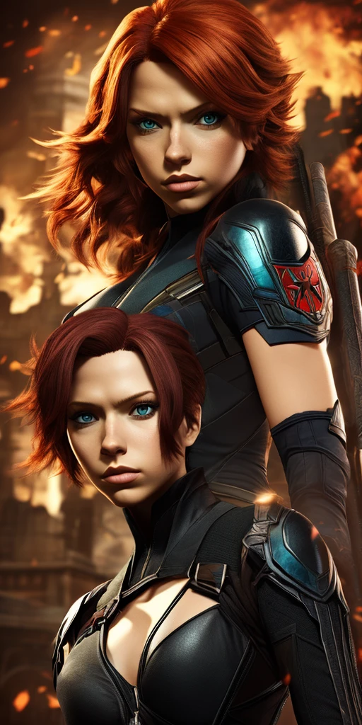 Black widow, final fantasy xvi style