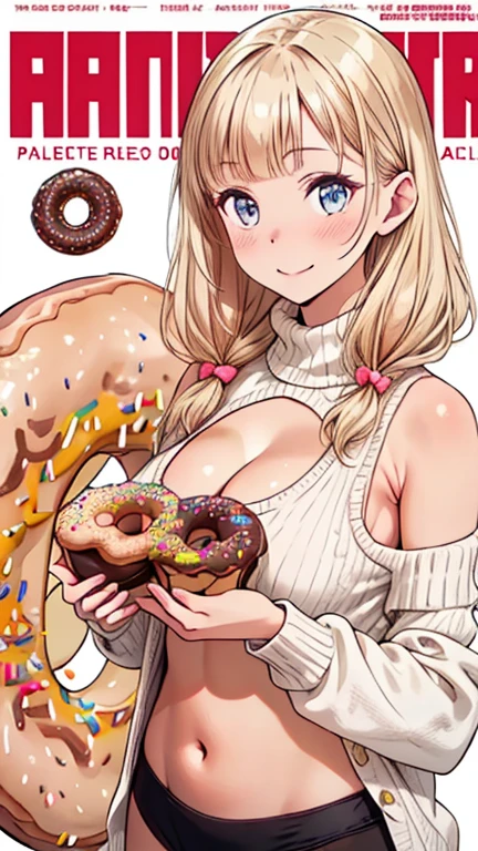 ((2 girls), solo, clevage, Big round breasts, trendy, stylish, clevage, thighs, hips, realistic, pink hair, blonde hair, light green eyes, lip gloss, detailed face, amazing big eyes, eye details, big lips, eyebrow details, blush, naughty, mischevious face, HD, good quality, kitchen, baking cookies, chocolate chip cookies, messy flour