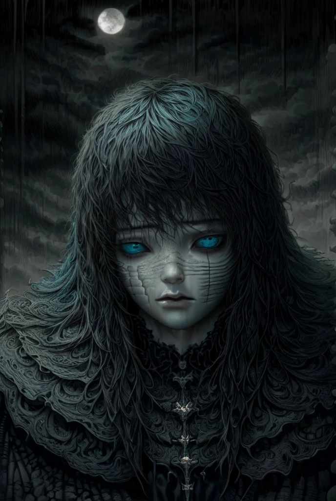 (Best quality,4K,8K,A high resolution,Masterpiece:1.2),Ultra-detailed,(Realistic,Photorealistic,photo-realistic:1.37),Dark room,Aravian character playing the violin,Fantastic violin,Calafra couplet,Black metal music art,Dark but intricate digital art,80s style Thomas Allen curling,(Phantom Violin),Tomasz Alen Kopera and CGsociety,dramatic artwork,Stroven gel,Created by Slawomir Maniak,It exhibits a strange and disturbing atmosphere,Dark style,Dark souls,Expressive music,shining sun, Sexy beautiful woman,Charming and gloomy atmosphere,Dark and mysterious,nightmare,Violent beauty,Haunting melody,Symphony of Darkness,Shadow corners and bright light,Hypnotic performance,Ominous environment,Elegant and memorable,Blacken notes,A brilliant light in the darkness,Bright room,Has an insidious charm,Focus on Arauen's amazing eyes, Evoke emotions through her delicate bow strokes.