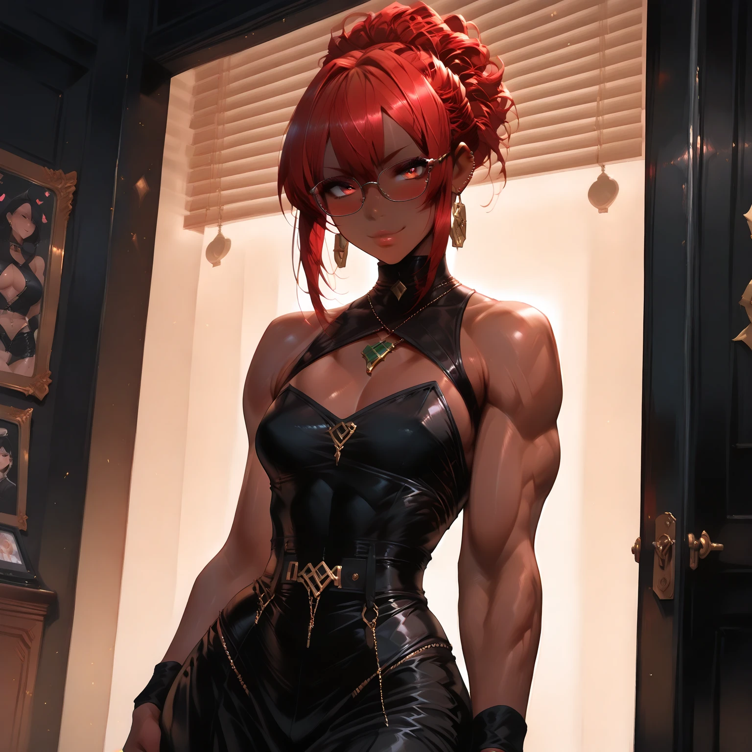 best quality, masterpiece, solo, (( Tall ,Feminine))anime Male in red Dress with crown,( Red corset, Skirt trail), wearing an ornate outfit, anime princess, in a fancy elaborate dress, ((Long Orange Hair:1.4)), ((hair styled in Ringlets:1.3)),((Green eyes)),((Wide Hips)) , ((Thick Thighs )), Background(Ballroom))