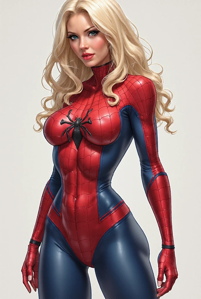 a close up of a woman in a spider - man suit posing, ( ( spiderwoman ) ), gwen stacy, extremely detailed artgerm, ig model | artgerm, style artgerm, alena aenami and artgerm, highly detailed exquisite fanart, artgerm style, artgerm 4 k, high detail iconic character, ((((massive breasts)))), thick, abs, nipples, ((((huge muscles)))), Dynamic cityscape background