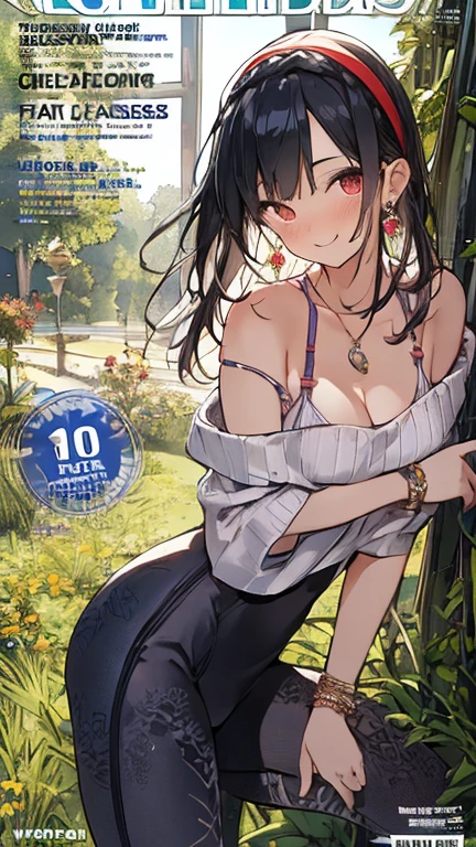 (small breasts:1.2), (perky chest:1.2), (pointed chest:1.2), (Pudding cake magazine cover:1.3),(from above:1.0),(shoot from the side:1.1),masterpiece, 1girl, Amazing Cleavage:1.1, thin waist, optimum,tmasterpiece,hight resolution,best qualtiy,hyper HD,super detailing,awardwinning,a 18yo cute girl,(The upper part of the body),anatomy correct,Beautiful Black miniskirt,garters,Gaze,Small face,bangss,holster,Beautuful Women,hands up,leg holster,Gaze,black boots,Cowboy Shot,cute face,a blond,Longhaire,Twin-tailed,Braids, Hairline,(scarlet eyes),long eyelasher,Hanging eye corners,White skin of the, ((see through camisole:1.1)), ((Sheer nipples:1.0)),Rocket Tits,(Slim body),smile,seductive weak smiling,(with sparkling eyes and a contagious smile),little open mouth, Looking at Viewer,