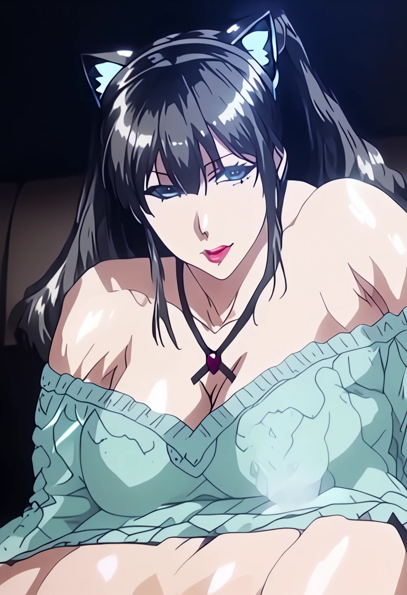 (sfw, busujima saeko, solo), masterpiece, best quality, highly detailed, huge breasts, naked apron, detailed face, beautiful eyes, beautiful lips, long eyelashes, detailed body, intricate details, photo-realistic, 8k, dynamic lighting, warm color palette, cinematic composition, dramatic lighting, ruined city, full body,