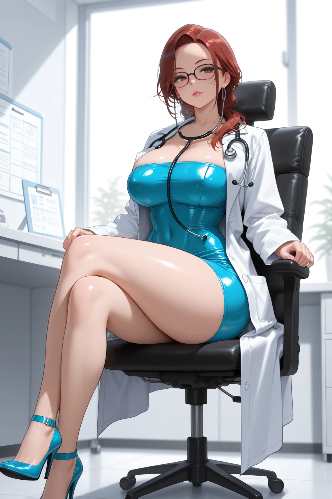 nurse uniform,hospital, latex nurse suit,nurses,busty,elbow gloves,labcoat,grey hair woman,red eyes , gigantic ,medical instruments,asian nurse,two nurses,speculum,examination room,oversize ,big ass ,strap on, lay on table ,legs spreaded,giving birth,gyno chair , dentist,Milf,latex,red uniform,oversize breasts