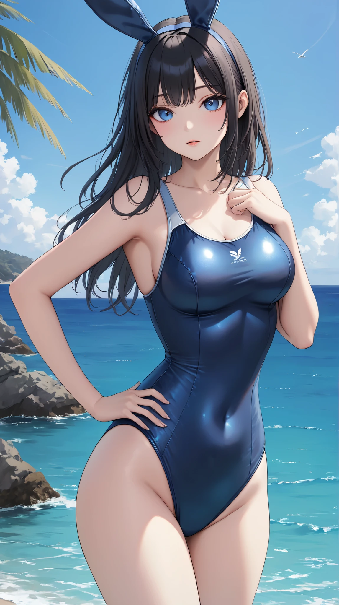 komi shouko,Fleshy thighs,Comic cover style,Comic title,lovly,Ocean park,Cool underwear