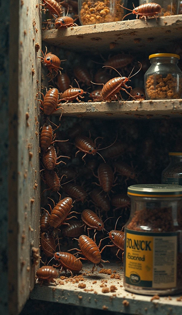 Make a sink full of cockroaches