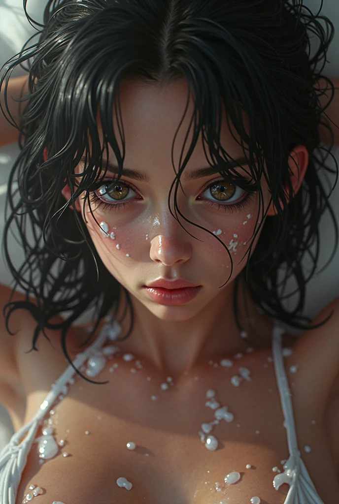 Beauty soaked in milk