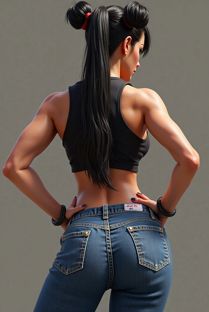 ((best quality)), ((4k)), ((highres)), ((masterpiece:1.2)). ((detailed)), ((ultra realistic)), ((intricate details)), ((full body picture)), ((character design sheet)), ((blank background)), ((standing in a blank background)), a full body shot of a beautiful native american female, native american beauty, ((emphasis on her complexion)), ((black hair)), perfect face, gorgeous face, detailed eyes, detailed lips, about 5'10 tall, about 25 years old, mediuml-sized breasts, c cup breasts, athletic body, muscular arms, muscular and feminine, dressed in a tank top and very tight jeans
