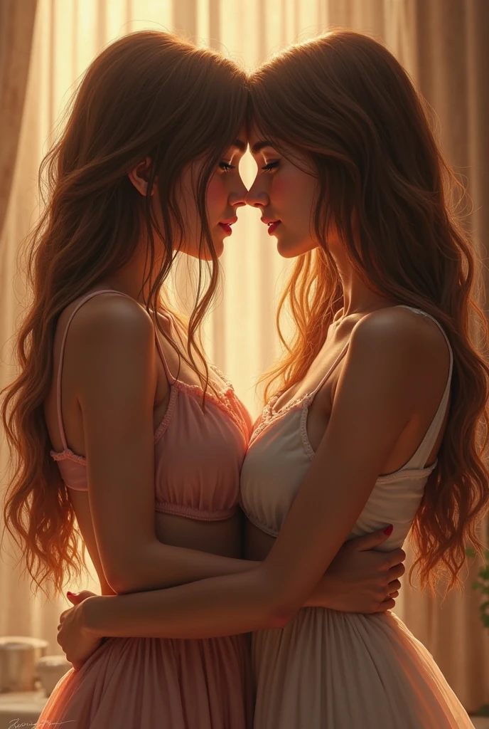 Two girl fuck each other by pussy 