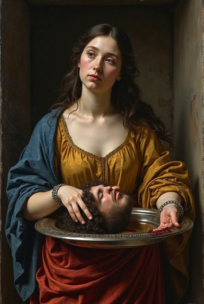 reinterpret Judith defola Holofernes- Caravaggio
