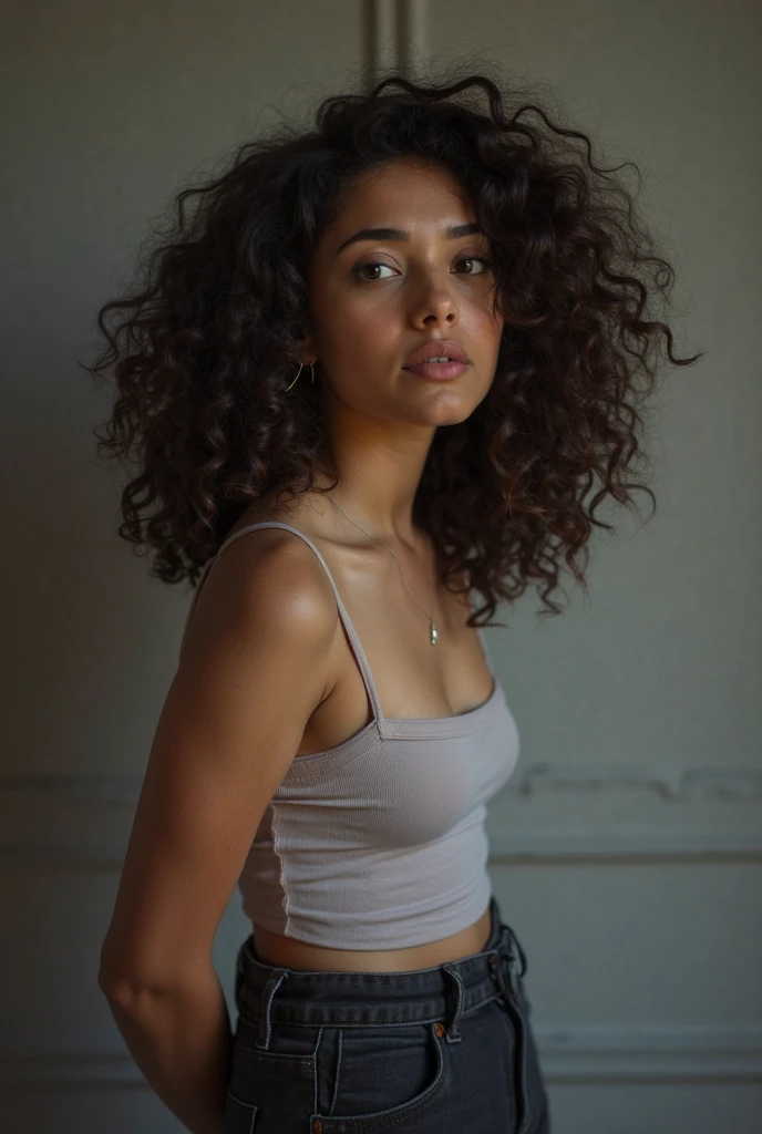 Beautiful young girl full body