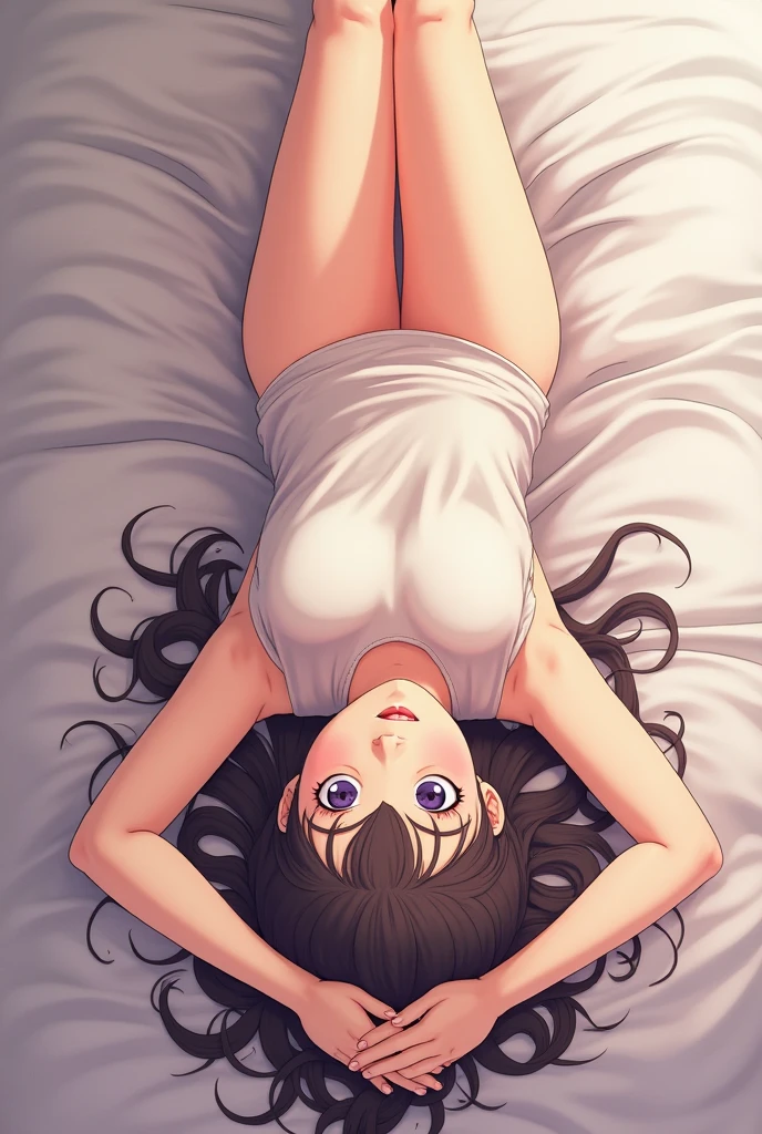 Sex, hooligan, waist, legsupms, buttocks, pectorals, on back, (Body Full 1.1), lying on his back, Camera from above, Frame from above, lying on the bed, the night, Lights, looks at the viewer, ssmile, grin, criminal, laughting, shirt unbuttoned, handsome body(Perfect Anatomy 1.1), medium chest size, bare breasts, madwoman, vulgar, Erotica, half naked, beautiful breasts, waist, bare buttocks, sexy body, hight resolution, 1girl, 独奏, hairlong, blonde woman, dangerous,vivid eyes,Yellow eyes, Odin, Mesmerizing eyes,Confident,superior, naughty, (power \(chainsaw man\),), red horns, Energy from a chainsaw, Red horns on the head, Cool anime 8K, Clean and detailed anime art, 4K Manga Wallpapers, Подробный портрет Anime Girl, Anime 4K Style, Anime Art Wallpapers 4K, Anime Art Wallpaper 4K Masterpiece, Gorgeous, Best Quality,