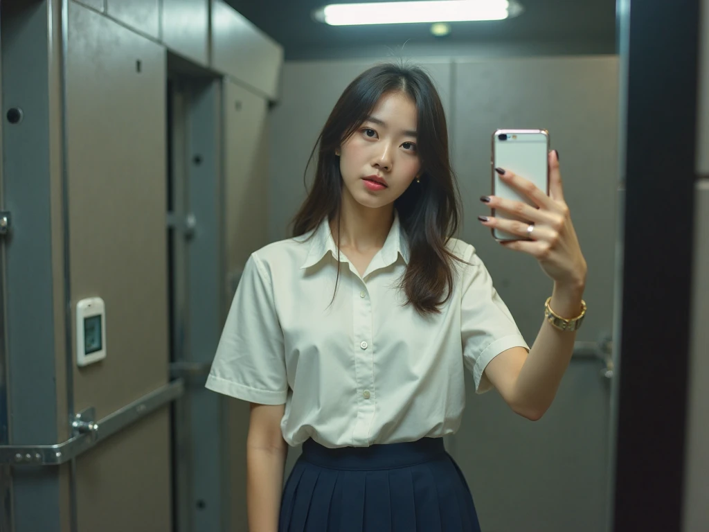 Crowded elevator Up close Leaning forward A Japanese woman having her lower body touched by elementary school boys smile Short Bob 20-year-old Smaller head A tightly fitted polo shirt plump thighs Large lower body chubby hips Slender upper body Tight jeans that are clearly visible Porn Image