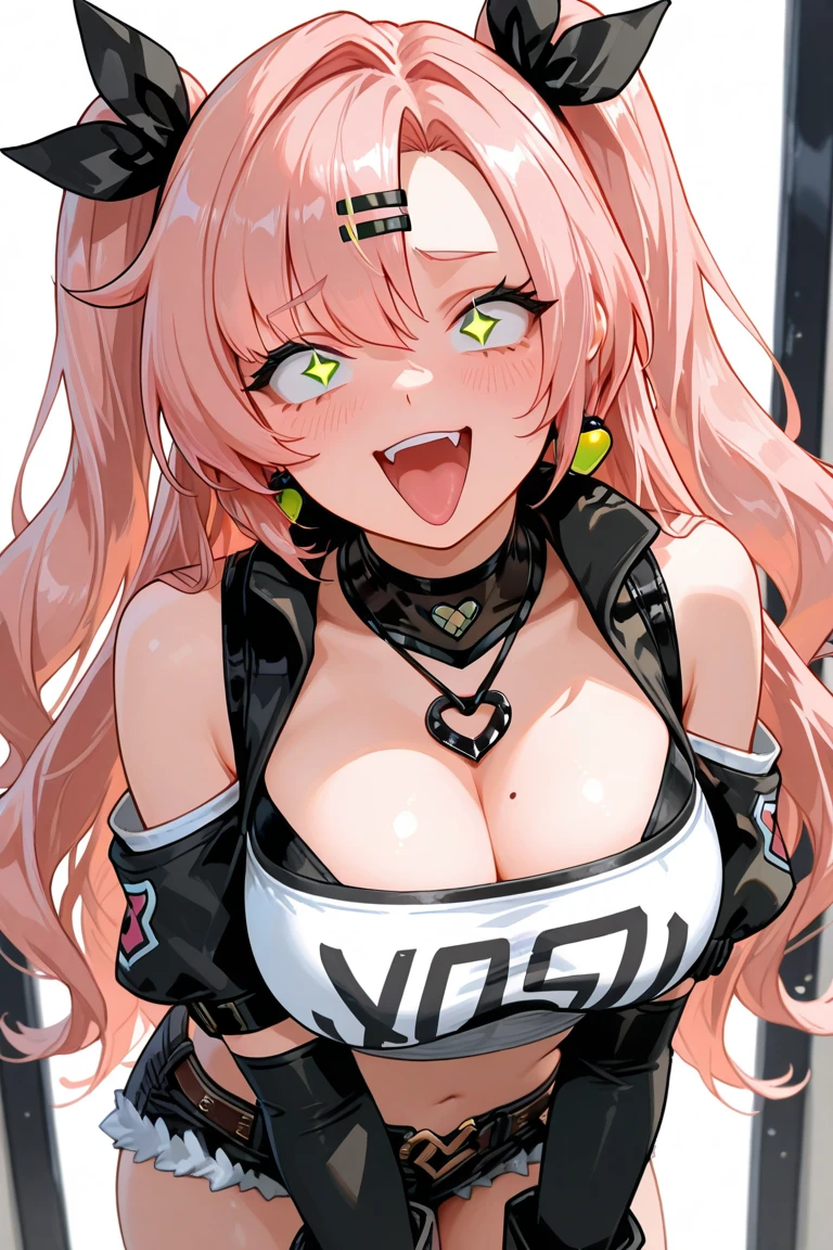 (masterpiece), (highest quality), (illustration), (super detailed), (high resolution), absurdity,1girl,solo,sakura futaba, persona, pink cat headphones,pink fluffy chair,makeup kit,desk,cute toys,dildo,holding dildo,pink bedroom,looking at screen,expressionless,mouth open,drool,empty eyes,mind control,hypnotized,blush,sitting,breasts expansion,huge breasts,cleavage
