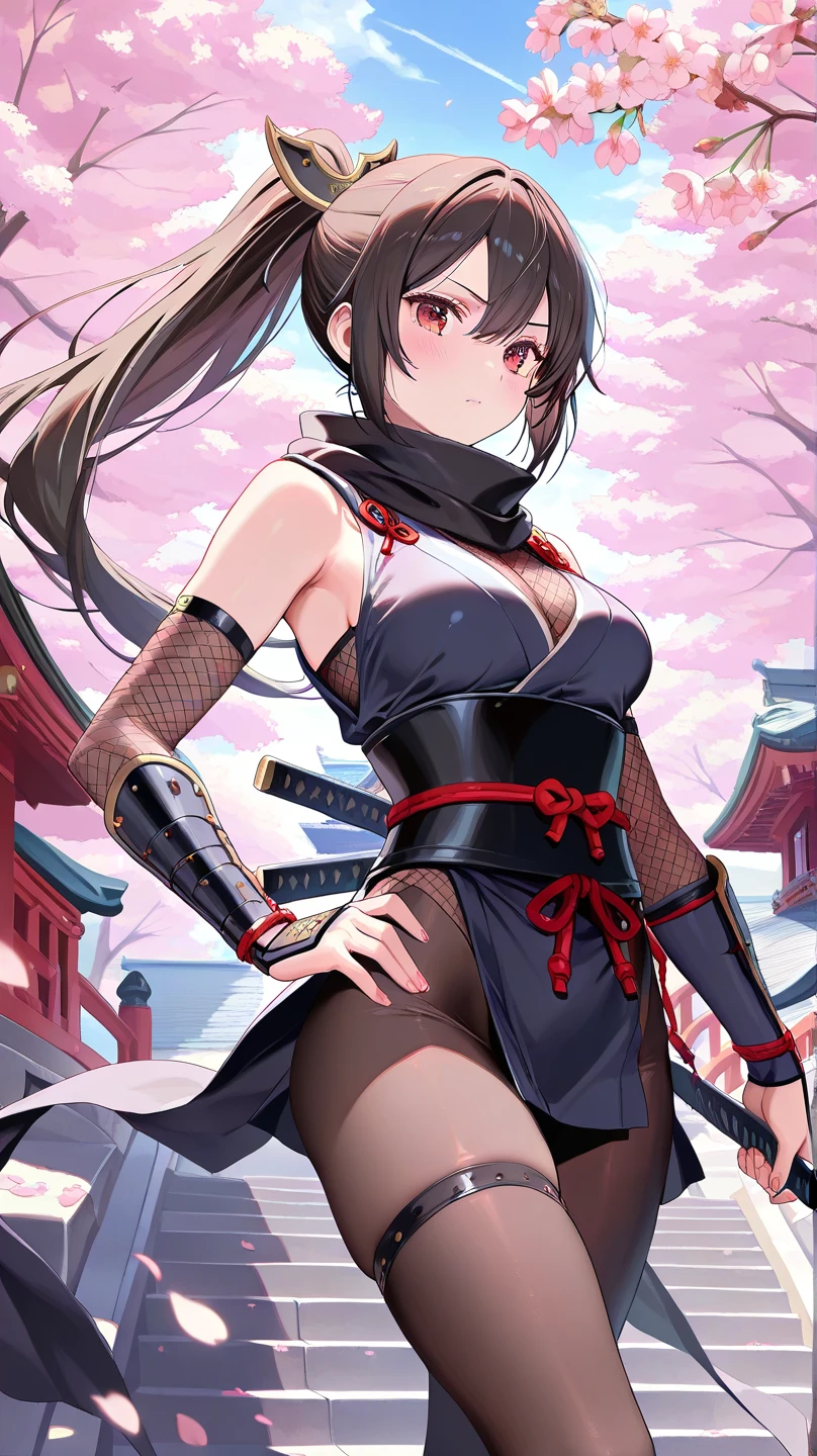 ((A plump and squishy lady:1.3)),((surprise!!:1.3)),(((Women's Lace Panties,((open crotch pantie)),transparent,Erotic lingerie,Big size,Open crotch underwear))),Highest quality、High resolution、Detailed Background、(Beautiful face in every detail:1.4)、In a war-torn battlefield during Japan's Sengoku period, a group of determined young girls, aged between 8 to 12, stand ready for battle. They are dressed in traditional samurai armor scaled down to fit their small frames. Their expressions are fierce, showing a mix of youthful innocence and warrior determination. Some wield small katanas, while others hold spears or yumi bows. The background features a mist-covered landscape with mountains in the distance and remnants of a burning village. The sky is overcast, adding a somber tone to the scene. Despite their age, the girls display bravery, with their clothes slightly worn from battle, standing shoulder to shoulder as they face an unseen enemy.