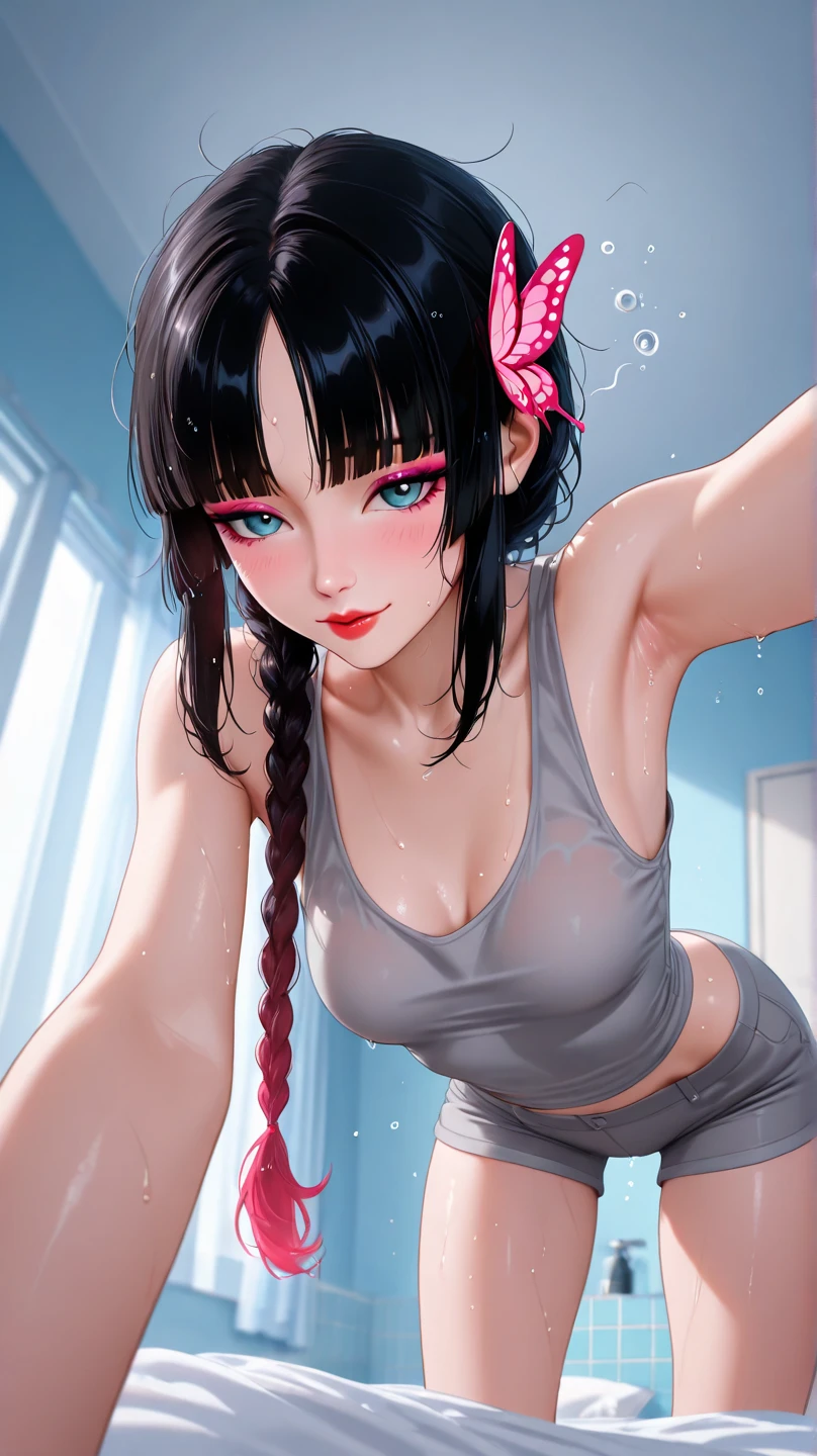 ( ultra-realistic rendering, highest quality), ((highest quality, 16k, masterpiece: 1.3)), (beauty, 1 girl), (realistic photo shot in a dark studio), (medium full body shot), (20 year old girl posing sexy in gym), (Sexy sports outfits), sports leggings, play sports often, beautiful and detailed face, small breasts, pale skin, (realistic glowing skin), masterpiece, highest quality, High Resolution Scan, (professionally color graded), sharp focus, rim lighting, It's light dark, two-tone lighting, dark, young sensual gravure idol, Glossy skin that looks wet!!, shiny silver, cute freckles,((beautiful skin)),((skin texture)),((Real Touch)),healthy, Ruddy, impressive thighs,
