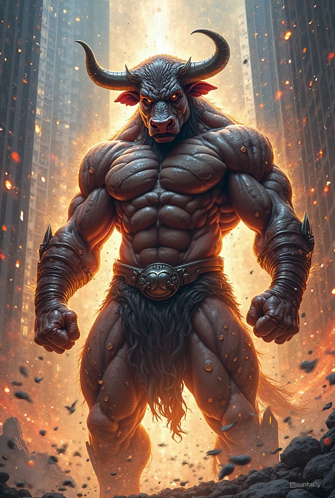 Hot,muscular monster demonic, horns,muscular, devil, unholy, satanic, huge horns, realistic, monster wearing tight revealing thong, with huge bulge, smirking, dark colored, tongue out,black and grey,non human like,hell