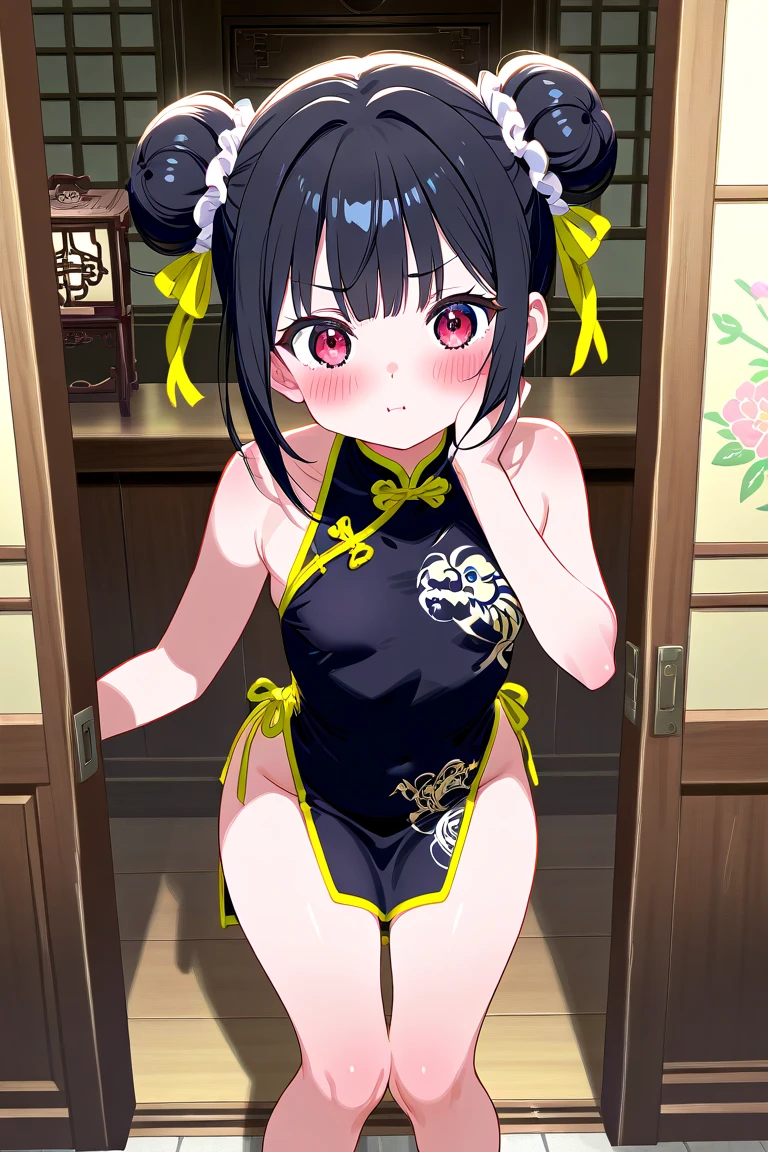 masutepiece,Best Quality,Ultra-detailed,High resolution,Unity 8k壁纸,super detailed skin,Cinematic lighting,Beautiful detailed eyes,Ideal ratio body proportions,(Small breasts:1.4), bikini of, underboob, Small bikini,((slim)), Thin, an hourglass figure, Toned, Flat belly, (wide hips), (bear a child on the hip), micro bikini, thick thighs