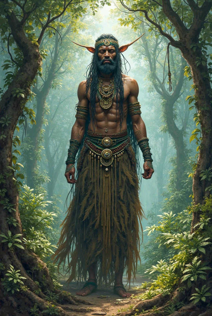 Generate an image of the orisha Obaluaê