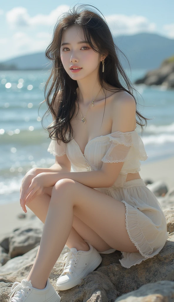 top Quority,Ultra-clear resolution,Clear eyes,plain face,s the perfect face,White skin,Perfect chest,with perfect legs,Random color style clothes,Random environment