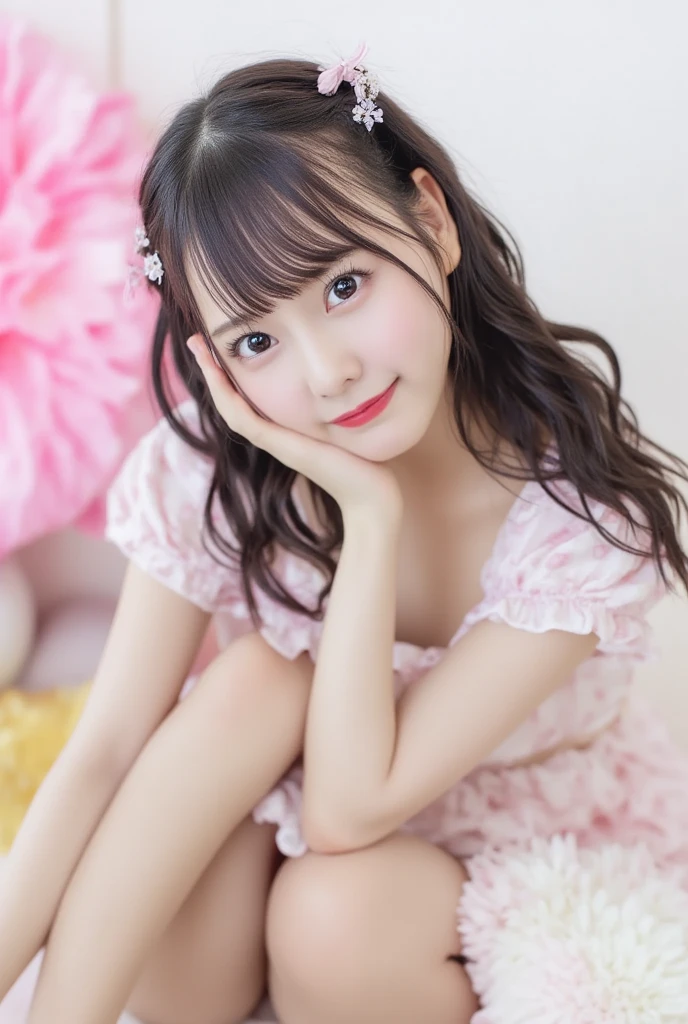 Soft tone photos, Outdoor、One Girl,japanese model girl,Horizontally aligned bangs,(Black tanned skin:1.1),pretty girl,Flat Chest, break (Cute and pop professional photos:1.3), (The nostalgic Lolita-style T-back is cute..:1.3), (in pretty girly colorful room, stuffed toy, balloon:1.3), break fun feeling,Cute feeling, (Dynamic pose:1.3),Dynamic Angle, (Talk to the next person:1.3), (Happy expression, Shining Eyes, smile:1.1), break (Absurd:1.3),8k,(Detailed Photos:1.5),(Detailed face and skin:1.3),(Ultra-high resolution:1.5),(Realistic:1.5),Symmetric, Clear Eyes,Well-groomed face,(Ray Tracing:1.3)
(Dynamic pose:1.3),Dynamic Angle,
(Talk to the next person:1.3),
(Happy expression, Shining Eyes, smile:1.1),
break,smile
(Absurd:1.3),8k,(Detailed Photos:1.5),(Detailed face and skin:1.3),(Ultra-high resolution:1.5),(Realistic:1.5),Symmetric, Clear Eyes,Well-groomed face,(Ray Tracing:1.3)